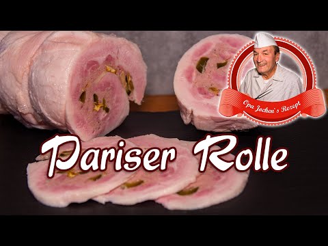 Pariser Rolle selber machen - gegarter und gefüllter Schweinebauch - Opa Jochens Rezept