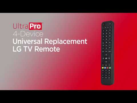 67209: UltraPro 4-Device Universal Replacement LG TV Remote - Overview