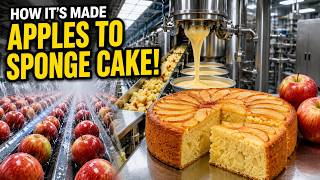 Download lagu How Fresh Apples Become Fluffy Sponge Cakes | Inside a Modern Bakery mp3