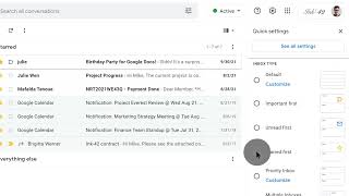 How to: Change your Inbox Layout in Gmail