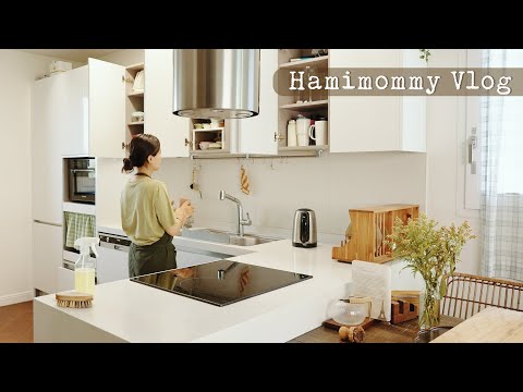 , title : 'SUB) 주방 대청소하고, 유행하는 레시피들 만들어 본 일상ㅣCleaning Kitchen & Cooking with SNS recipesㅣHamimommy Vlog'