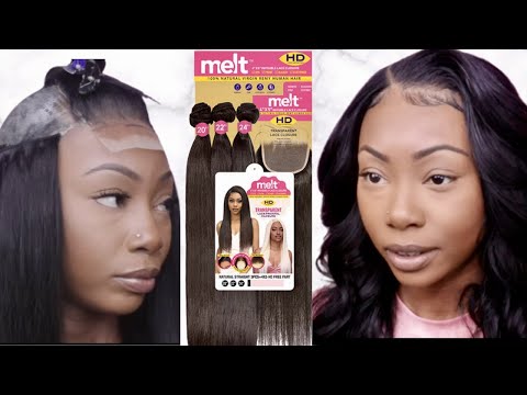 CLOSURE QUICK WEAVE ON NATURAL HAIR FT. JANET...