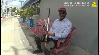 Police Officer Thinks Black Blind Man's Cane Is a Dangerous Weapon