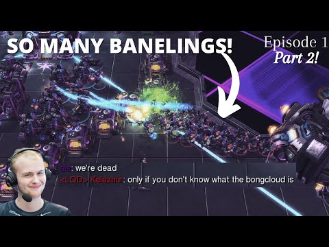 SC2 INSANE CHALLENGE - Mass Ravens & Banelings ft. uThermal
