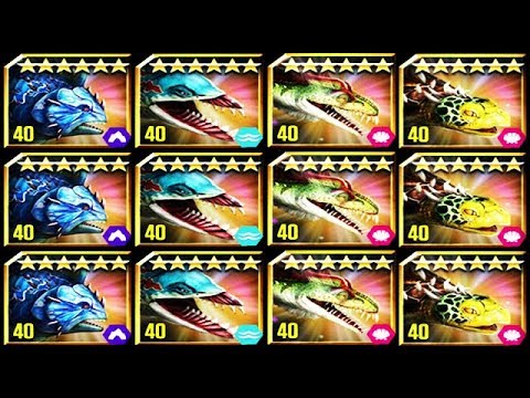 ALL MAX LEVEL 40 LIMITED / TOURNAMENT AQUATICS (JURASSIC WORLD)