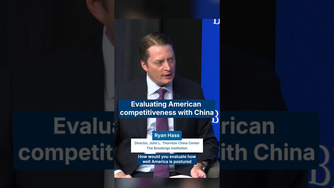 Evaluating American competitiveness with China