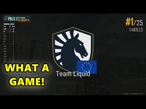 TEAM LIQUID ibiza, mxey, Jeemzz & Clib - WHAT A GAME! - PGI.S - WEEK 4 MATCH 13 - PUBG