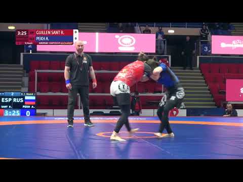 Round 1 Women's GP No-Gi - 53 kg: R. GUILLEN SANT (ESP) v. A. PEKH (RUS)