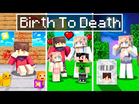 RageElixir's BIRTH to DEATH in Minecraft!