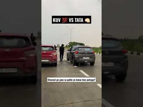 Thumbnail for KUV 100 VS Tata Punch Drag Race #dragrace #carrace #tatapunch #punch by Tata Punch