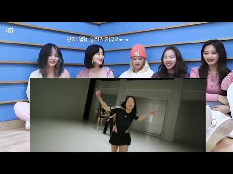 Twice reaction to Blackpink "Shut Down" dance practice video