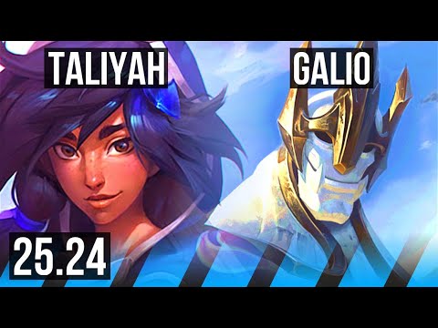 TALIYAH vs GALIO (MID) | KR Challenger | 25.24