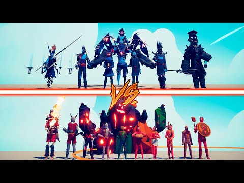 FANTASY EVIL DLC vs SPOOKY DLC + EGYPT DLC - Totally Accurate Battle Simulator | TABS
