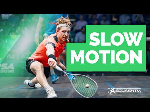 CRAZY Movements! 🤯 | 🏴󠁧󠁢󠁥󠁮󠁧󠁿 ElShorbagy v Steinmann 🇨🇭 | Slow Mo Squash 🎥