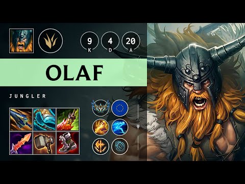 Olaf Jungle vs Gwen - EUW Challenger Patch 25.06