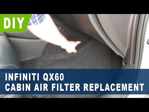 Infiniti QX60 Cabin Air Filter Replacement ( 2014 2015 2016 2017 2018 2019 2020 2021 )