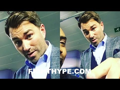 EDDIE HEARN OFFICIALLY TELLS DEONTAY WILDER HE MUST WAIT; SAYS ANTHONY JOSHUA GETTING WBO BELT FIRST
