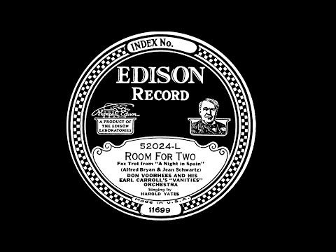 DON VOORHEES' ORCH.: 'Room For Two', rec. 16 May 1927.