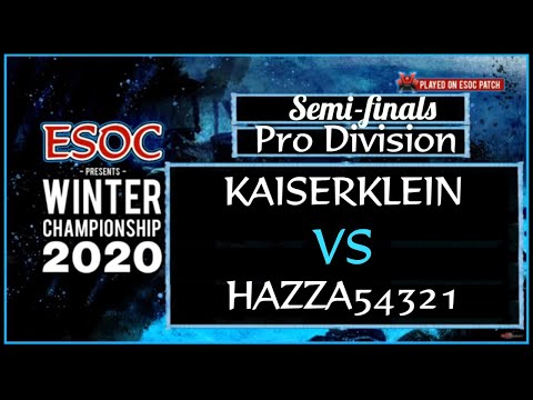 [AoE3] Pro Division SEMI-FINALS! Kaiserklein vs Hazza54321 (Bo7) — ESOC Winter Championship 2020