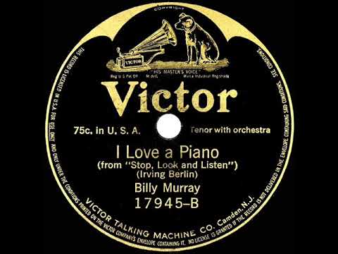 1916 Billy Murray - I Love A Piano