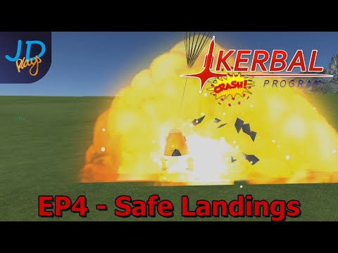 KSP Ep4 What goes up MUST come down! | Kerbal Crash Program