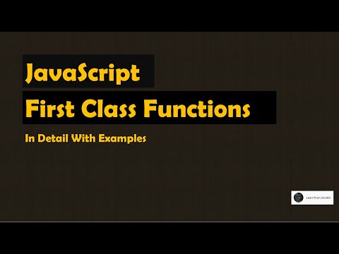 First Class Functions In Javascript Advanced Javascript Interview Questions