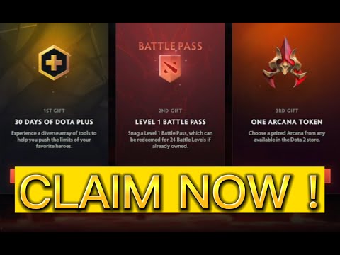 FREE CLAIM DOTA 2 plus, Arcana and Battle Pass From Dev and how to fix error - Dota Update Claim NOW