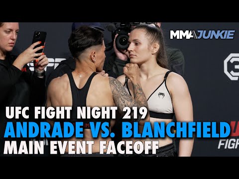 Jessica Andrade, Erin Blanchfield face-off one last time before Saturday's UFC Fight Night 219