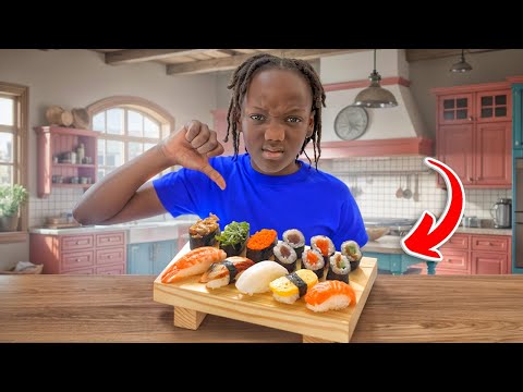 SUPER SIAH Tries SUSHI For The First Time