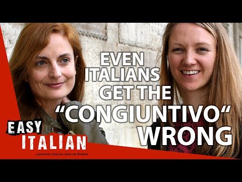 即使意大利人也會把 "congiuntivo "弄錯｜輕鬆意大利語 19 (Even Italians get the "congiuntivo" wrong | Easy Italian 19)