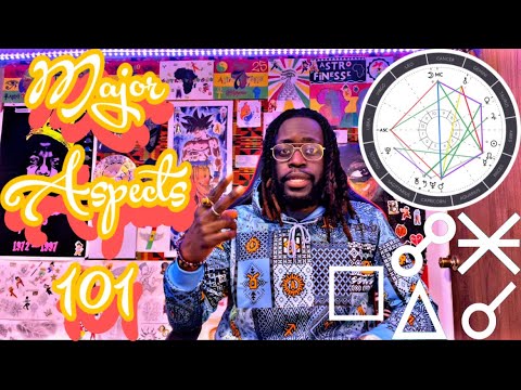 Introduction To Aspects🔮 (For Beginners) #MajorAspects #Beginners #Astrology #AstroFinesse