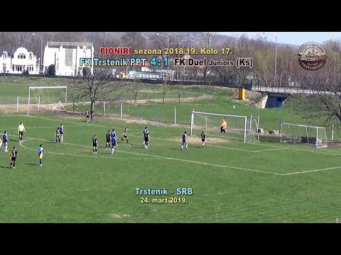 PIONIRI: FK Trstenik PPT – FK Duel Juniors KŠ 4:1; Trstenik SRB 24. mart 2019.