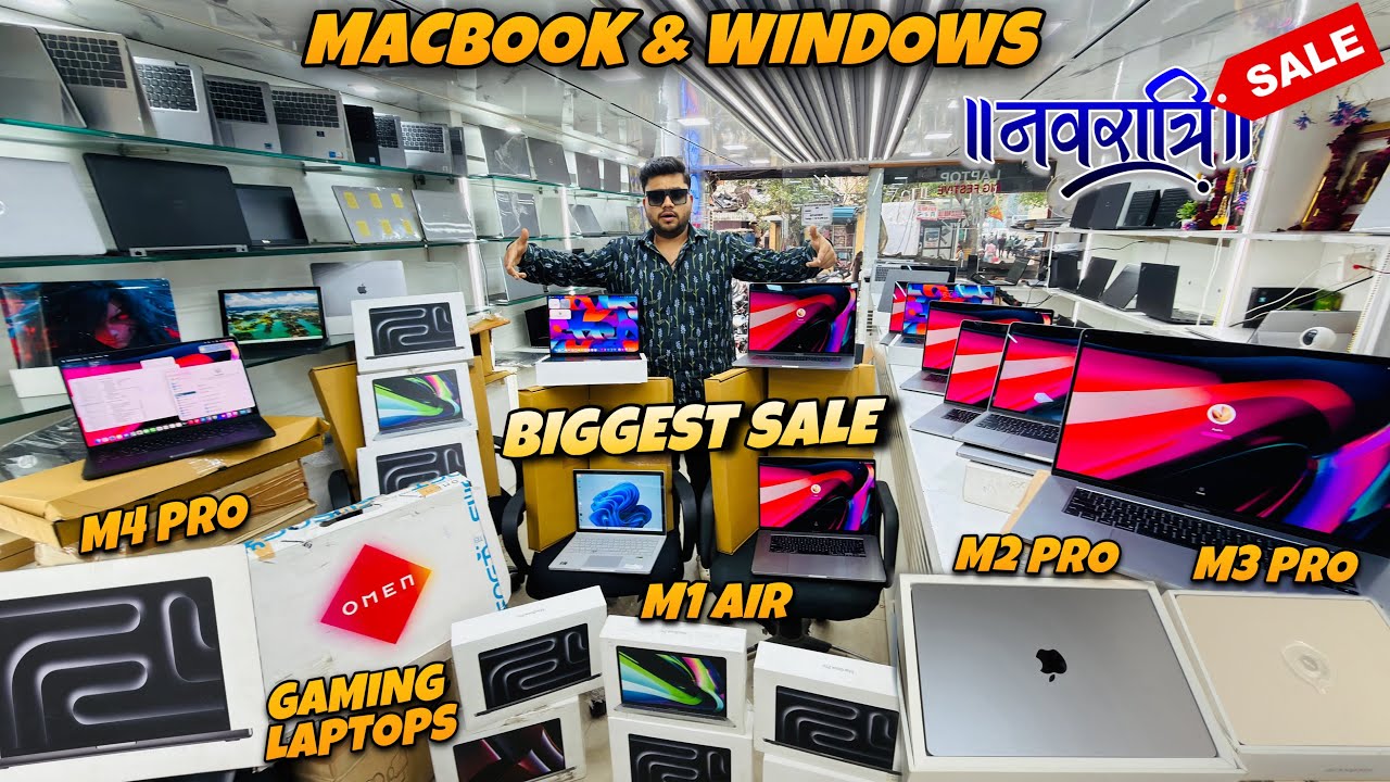 Open Box Laptop & MacBook Starting ₹14000 | Second hand laptop MacBook Market in Nehru Place Delhi