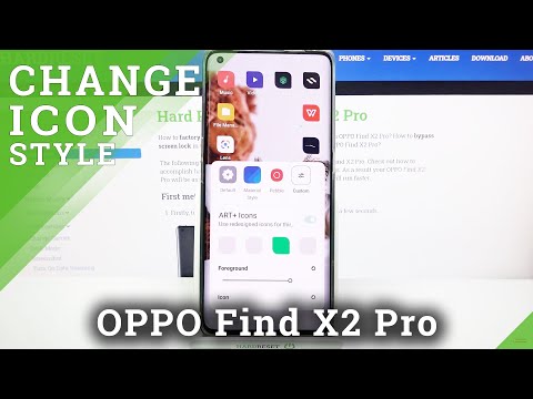 How to Set Up Icons Size in OPPO Find X2 Pro – Adjust Icons Size