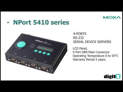 NPort 5410 - NPort 5430 - NPort 5450 MOXA