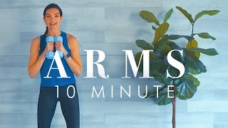 10 Minute Standing Arm Workout for Beginners & Seniors to the Beat 🎶