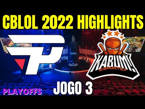 PAIN x KBM HIGHLIGHTS JOGO 3 CBLOL Playoffs 2022 paiN x KaBuM | CBLOL MELHORES MOMENTOS