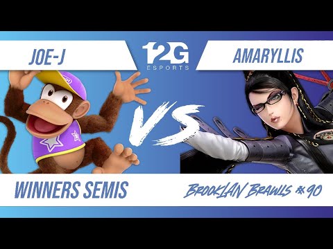 BrookLAN Brawls 90 - Joe-J (Diddy Kong) v. Amaryllis (Bayonetta) - Winners Semis