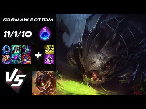 BOTTOM Kog'Maw vs Ziggs - EU Grandmaster Patch 25.18