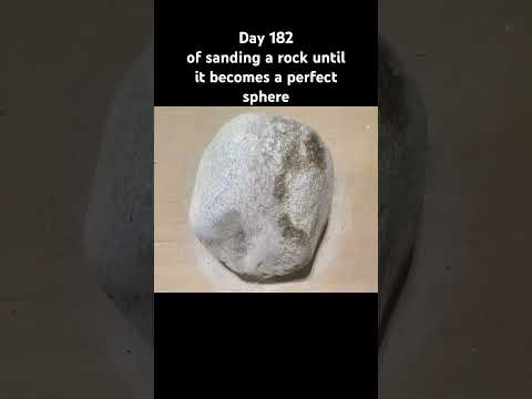 Day 182 of sanding a rock until it becomes a perfect sphere #hellyeah #consistency #rock #rockmusic