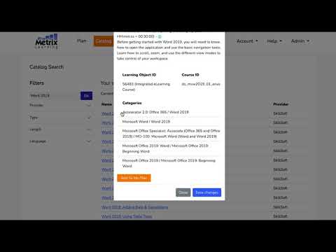 Metrix 4.0 - Getting Started