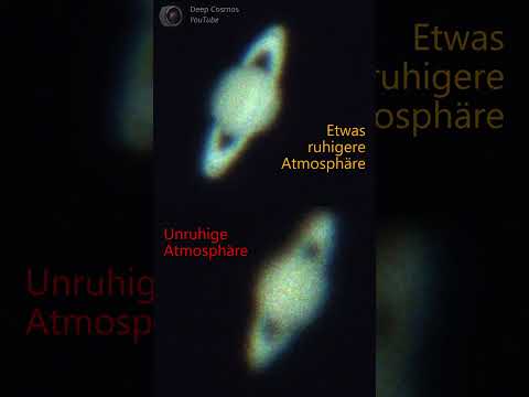 Saturn durch mein Teleskop!  #astrofotografie #saturn