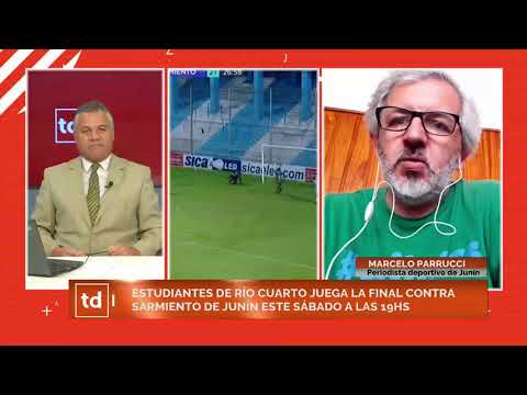 Estudiantes de Río Cuarto juega la final contra Sarmiento de Junín este sábado a las 19hs