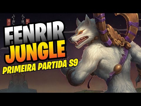 SMITE BRASIL SEASON 9 PRIMEIRA PARTIDA FENRIR JUNGLE