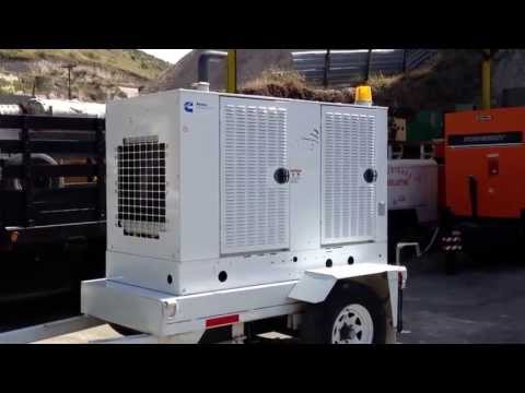 Cummins 35 kW Trailer Mounted Generator Set