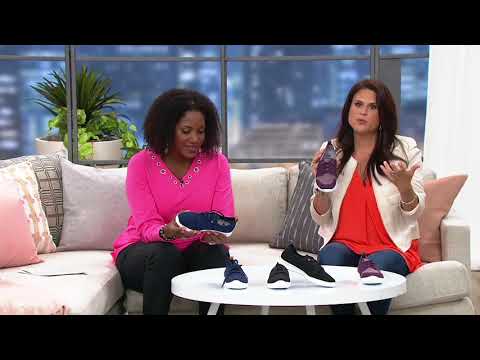CLOUDSTEPPERS by Clarks Lace-up Sneakers - Step Allena Sun on QVC