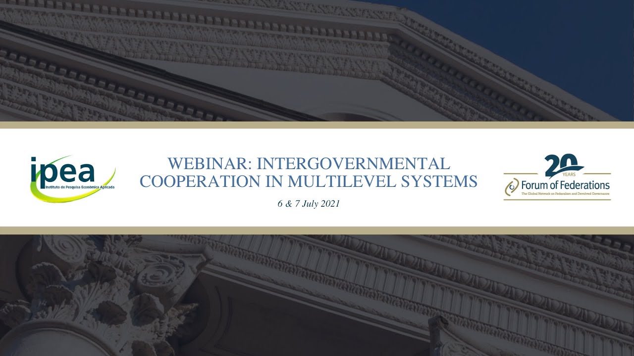 Intergovernmental Cooperation in Multilevel Systems - Day 1