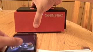 Ninetec Supersonic 10 Watt Lautsprecher FM Radio Bluetooth Aux In Super Bass