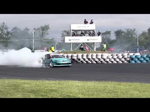 2JZ POWERED NISSAN S13 DRIFTING - Max Heidrich #84 | TrackWood Drift Festival |