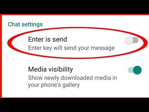 How to change send key to enter key on Whatsapp || SR Android Tips 2021